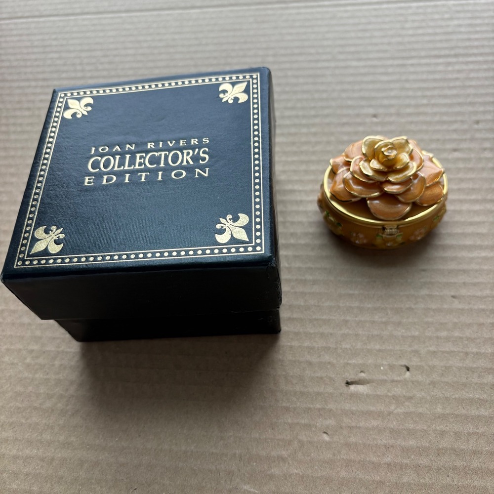 Joan‎ Rivers Hidden Treasures Limited Edition Keepsake Trinket Box Broach 2007